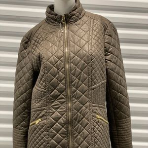 Vía Spiga Puff Olive green Jacket